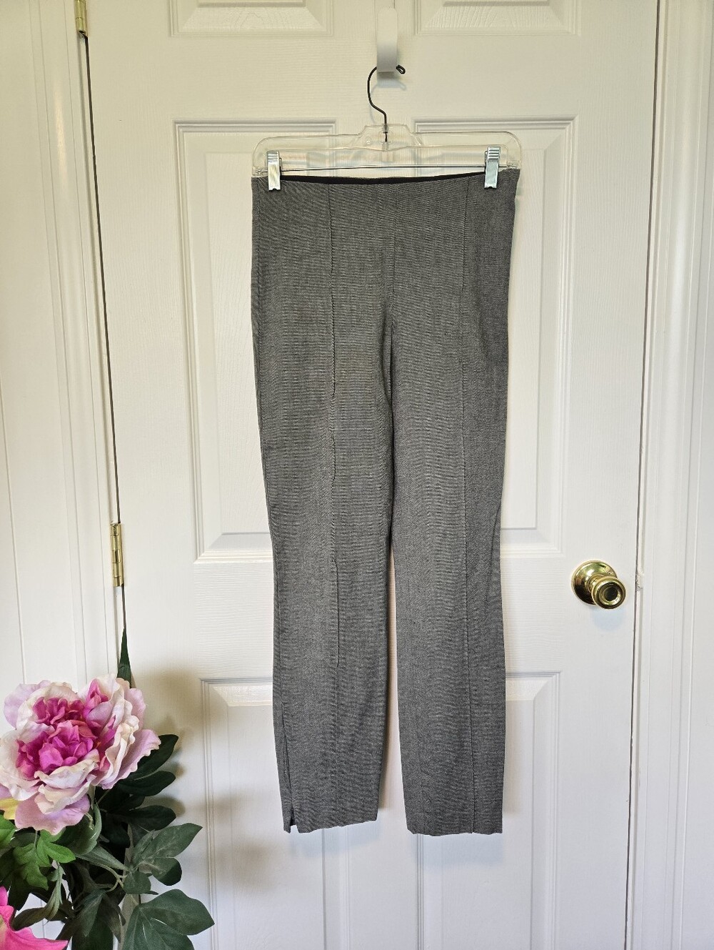 Banana Republic Sz 4 Gray Ponte Pants